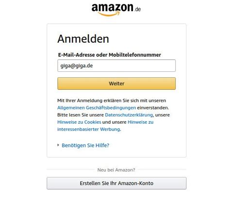 amazon.de mein konto kundenservice